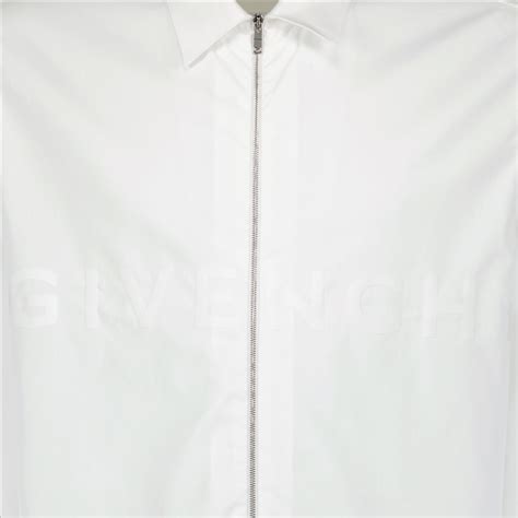 chemise col officier givenchy|Givenchy Chemise Zippée à Col Officier .